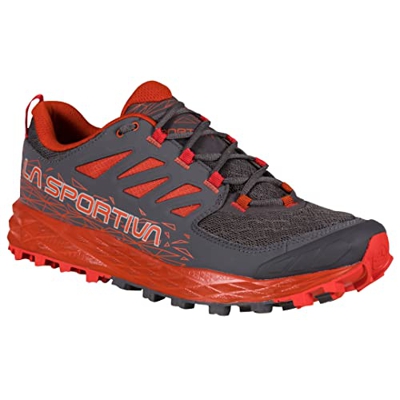 LA SPORTIVA Lycan II, Zapatillas de Mountain Running Hombre, Carbon/Saffron, 42 EU