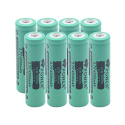 ALCR Batería de Iones de Litio de 3,7v 4500mah 18650, Uso Recargable para Linterna, Tableta, portátil,vehículo, grabadora de Datos deviaje, 8 Uds. características