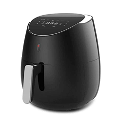 Freidora de aire para cocinar saludablemente sin aceite y baja en grasa, freidoras eléctricas de aire caliente de 5.0 cuartos de galón, horno sin acei precio
