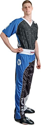 TOP TEN 16841-96180 Traje de baño, Schwarz-Blau-Weiß, L para Hombre