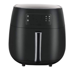 YHQKJ Freidora de Aire Multifuncional, freidora eléctrica automática con Cesta Antiadherente de cerámica y 7 menús preestablecidos, Pantalla táctil LC en oferta