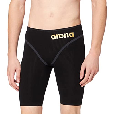 ARENA M Pwsk Carbon Core Bañador, Hombre, Black/Gold, 75