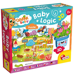 LISCIANI Carotina Baby Logic Florero 3D + Puzzles-El Prado-Juego Educativo para niños a Partir de 2 años, Multicolor (92550) precio