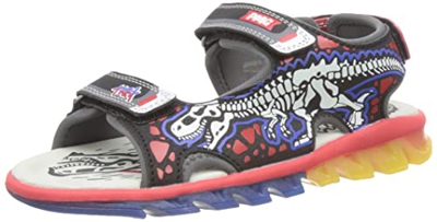 Primigi Pbh 19720, Sandalia. Hombre, Nero Rosso, 34 EU