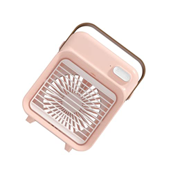 YIUPEDRFG Humidificador de disipación de calor para aire acondicionado USB, ventilador desinfectante para el hogar, Rosado características