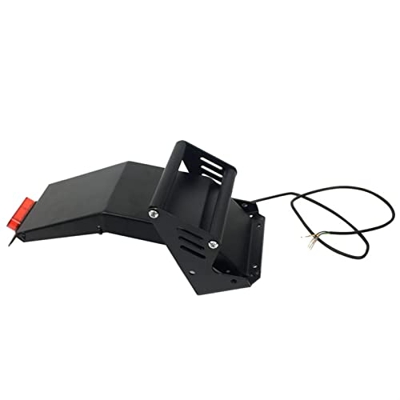 KNOKR Fender Trasero del Guardabarros del Metal del Scooter eléctrico for la luz del Freno Trasero Piezas y Accesorios para Scooters (Color : Mudguard