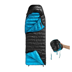 Sacos de Dormir Saco de Dormir de Invierno CW400 Saco de Dormir Ligero de plumón de Ganso Saco de Dormir Ultraligero Impermeable Senderismo Camping Sa características