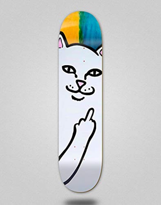 Monopatín Skate Skateboard Deck Tabla Lord Nermal Board 8.25