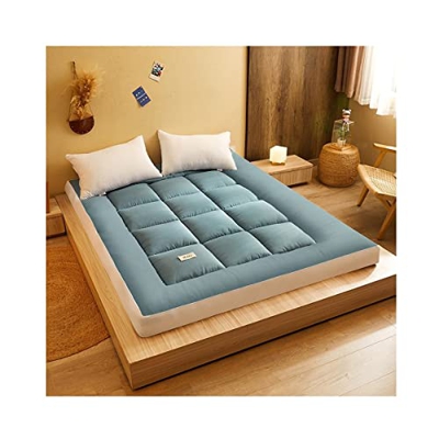 DAPERCI Colchón De Futón Colchón De Suelo Acolchado Colchón Topper de Microfibra Colchón De Grueso Dormir Colchoncillos Individual Doble Colchón Enrol