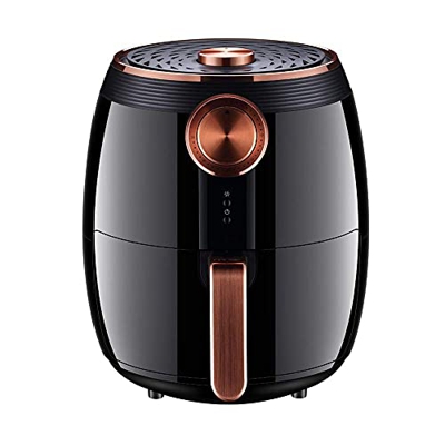 YHQKJ Freidora de Aire sin Aceite doméstica, freidora Totalmente automática de Gran Capacidad de 4,5 l, Apagado automático Cuando se extrae el Cuerpo,