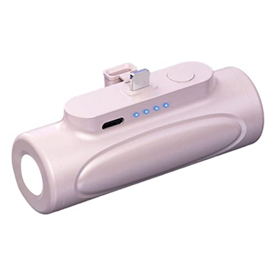 fajia Linternas portátiles - Linternas portátiles con Banco de energía de 5000 mah | Banco Recargable del Poder de la Linterna del USB C, luz del Flas