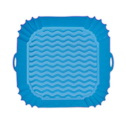 Alfombrilla cuadrada de silicona para freidora de aire con mango resistente a altas temperaturas y apta para alimentos para freidora de aire, vaporiza precio