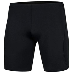 Aqua Speed Blake Troncos de natación Largo de Hombre | Ajuste Jammer | Protección UV | Größen Badehosen:XL, Color:1 Color/Negro en oferta