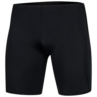 Aqua Speed Blake Troncos de natación Largo de Hombre | Ajuste Jammer | Protección UV | Größen Badehosen:XL, Color:1 Color/Negro