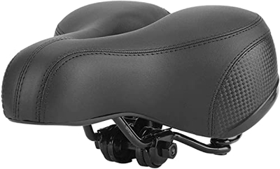 Asiento para Bicicleta Sillin Bicicleta Asientos de cojín de Bicicleta de montaña ergonómica Strip de reflexión Amortiguador Amortiguador Ciclismo Bic