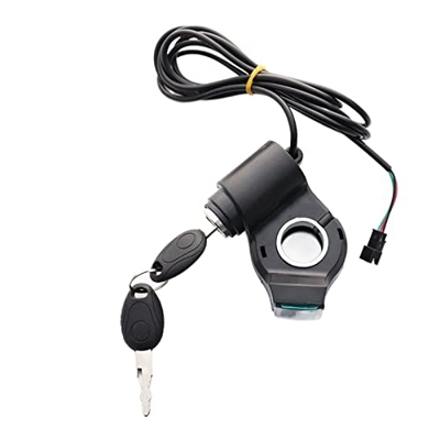 RUIDING X chunying Vehículo Eléctrico Pantalla LCD Panel Pulgar Pulgar Voltaje Llave Interruptor Bloqueo Con Interruptor De Alimentación Compatible Co