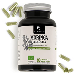 MORINGA BIO *Plantae* 90 cápsulas vegetales * Concentrado de nutrientes * Superalimento + Ecológica + Energía * precio