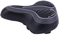 Asiento para Bicicleta Sillin Bicicleta Silla de Bicicleta con suspensión de Primavera Bicicleta de Bicicleta Gel Cruiser Extra Sporty Soft Pad Sillle en oferta