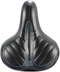 Asiento para Bicicleta Sillin Bicicleta Cojín Suave de Cuero Rack Trasero Asiento Crucero Extra Sporty Soft Pad Saddle Ass Asiento Bicicleta Sillín Si precio