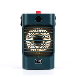 YANHUNING Ventilador Enfriador de Aire PortáTil, Enfriador de Aire USB, Mini Humidificador de Aire Acondicionado de Iones Negativos, Purificador, Luce en oferta