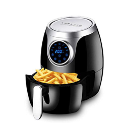 YHQKJ Freidora de Aire Multifuncional, Cesta de freír Antiadherente Baja en Grasa sin Aceite de Gran Capacidad/fácil de Limpiar y función de Apagado a en oferta