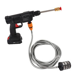 Imagen de CUEI Lavadora a Presión Inalámbrica, Pistola de Lavado a Presión Portátil de 350 PSI con Boquillas, Batería Y Cargador, Limpiador de Energía Portátil al mejor precio CUEI Lavadora a Presión Inalámbrica, Pistola de Lavado a Presión Portátil de 350 PSI con Boquillas, Batería Y Cargador, Limpiador de Energía Portátil en oferta