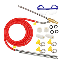 Yajuyi Kit de chorro de arena para lavadora a presión, 5000 PSI para quitar óxido Graffiti características
