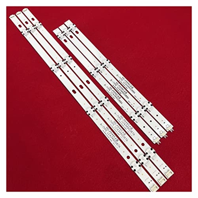Piezas de Repuesto de TV- 5 Kits LED 7LED Flight Strip Compatible con LG 43LJ5500 43LJ5550 43LJ551C 43LK5700 43LK5750 43LK571C 4 3LJ5500 43LJ5550 43UJ