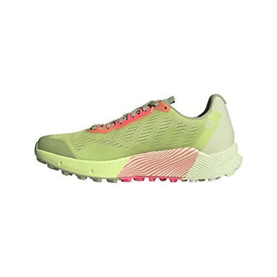 Adidas Terrex Agravic Flow 2 GTX, Zapatillas de Trail Running Hombre, LIMPUL/Turbo/FTWBLA, 40 2/3 EU