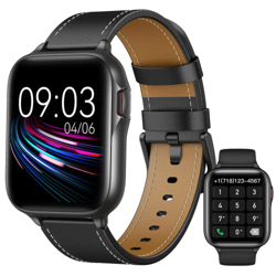 Parsonver Smartwatch Hombre con Llamadas Bluetooth, 1.69'' Reloj Inteligente Hombre IP68, SpO2, Pulsómetro, Monitor de Sueño con Correa de Piel Artifi precio