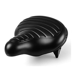 Asiento para Bicicleta Sillin Bicicleta Silla de Bicicleta con suspensión de Primavera Big Saddle Seat Road MTB Bike Wide Pad Comfort Cojín de Bicicle características