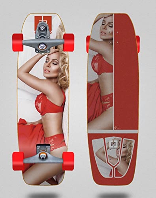 Cromic Surfskate with Surf Skate Trucks T12 Pasion Red 31,5 Fat Nose