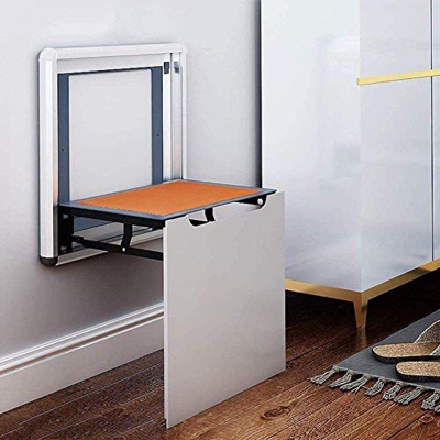 Folding Stool Wall Stool Shower Seat Folding Chairs for Wall Mount Wall Hanging Home Convenient Installation and Space Saving