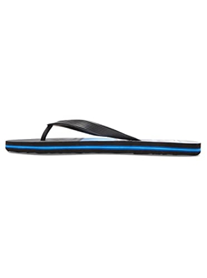 Quiksilver Molokai Panel-Chanclas para Hombre Joven, Sandalia, Black Blue Black, 46 EU