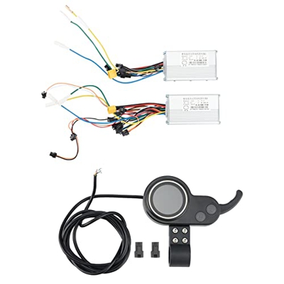 AIDIRui Controlador de velocidad JP sin escobillas con panel de pantalla LCD para scooter eléctrico de bicicleta, 60V 25A 1600-1800W