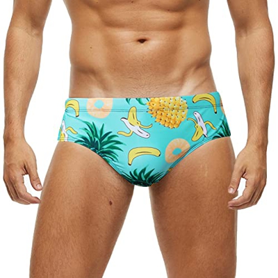 Arcweg Los hombres de los troncos de baño calzoncillos de cintura baja con almohadilla extraíble traje de baño elástico pantalones cortos de playa box