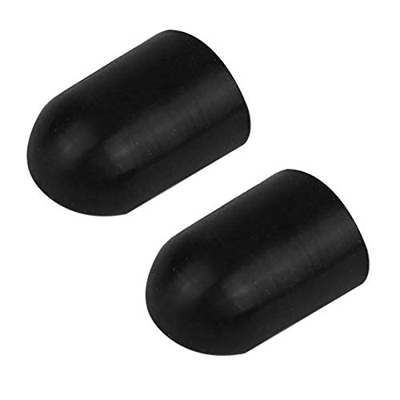 JUJNE 2 fundas de silicona para scooter eléctrico Ninebot Es2 Es4 Millet M365 / M365 Pro, color negro