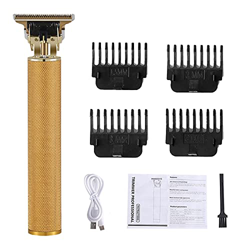 BMSY Cortapelos eléctrico para Hombres Retro para, cortadora de Cabeza de, Productos de baño para el Cabello Toallero De Papel Negro (Gold, One Size) en oferta