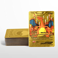 Cartas Pokemon VMAX Tarjetas Coleccionables Doradas Metalicas , Caja de Cubierta TCG, Incluye 16 Vmax Rares, 13 V-Serienkarten, 11 GX Rares, 2 EX Rare precio