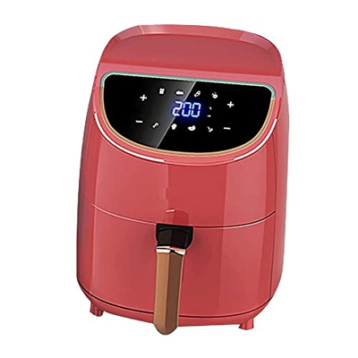 YHQKJ Freidora de Aire, Capacidad de 6,5 l, freidora de Aire mecánica, Cesta fácil de Limpiar, Horno Tostador de freidora de Aire, freidora eléctrica 