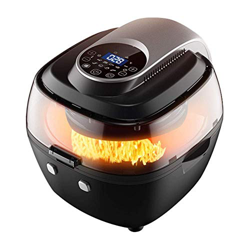 Freidora De Aire, Freidora De Aire Eléctrica De 5 L Con Tecnología De Eliminación De Grasa Y Tamaño Extra Grande Para Toda La Familia, Control De Temp en oferta