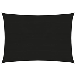 Toldo de 160 g/m Negro 3,5 x 5 m HDPE-Home & Garden Garden Garden Outdoor Living Paraguas y parasoles al aire libre precio