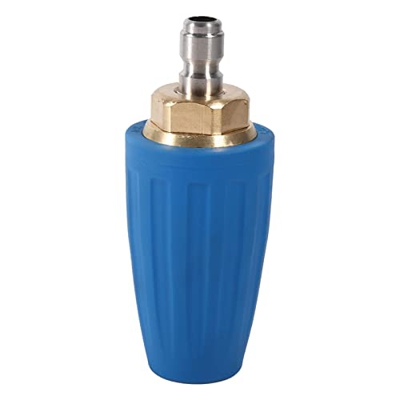 TKSE - Boquilla turbo giratoria para lavadora de alta presión 4000 PSI, orificio 3.0, 3.0 GPM con enchufe de conexión rápida de 1/4", boquilla turbo p
