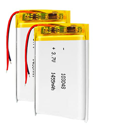 3.7V 1455mAh 103048 Batería Recargable de polímero de Litio para MP4 GPS DVR Power Bank Bluetooth Altavoz Auriculares de reemplazo de la célula precio