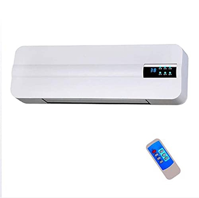 WYCSAD Calentador de baño de Aire Acondicionado montado en la Pared de 2000 W con Control Remoto y Temporizador - Pantalla Inteligente LCD HD - Ventil