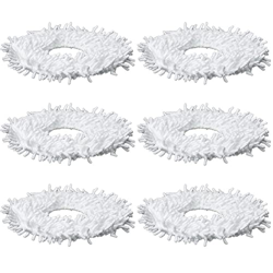 Accesorios de aspiradora 6 unids trapeadores de tela de reemplazo de la limpieza de la limpieza de la limpieza de la estación de la estacion de la MOP características
