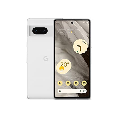 Google Pixel 7: smartphone 5G Android libre con objetivo gran angular y batería de 24 horas de duración, 128GB, de color nieve