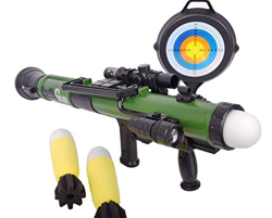El Juguete Jedi Bazooka Puede lanzar mortero Pistola de granadas de Bala Suave Modelo Militar catapulta Pistola de Juguete eléctrica para niños. (Ejer en oferta