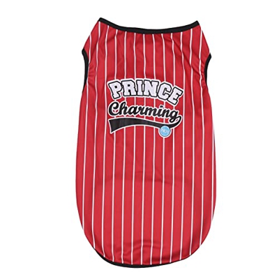 Uadme Chaleco de Rayas Verticales para Mascotas, cómodo clásico para Evitar Quemaduras solares, Evitar la pérdida de Cabello, Ropa para Mascotas para 