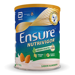 Ensure Nutrivigor Origen Vegetal - Sabor Almendra - Complemento Alimenticio para Adultos, con HMB, Proteínas, Vitaminas y Minerales, como el Calcio- L en oferta